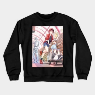 Hataraku Saibou!! Crewneck Sweatshirt